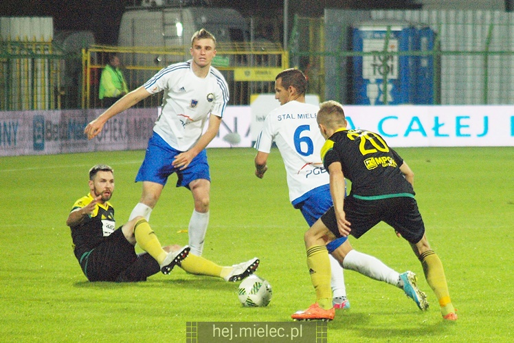 1. liga piłkarska. GKS Katowice - Stal Mielec 1:0