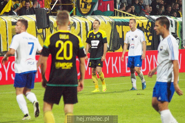 1. liga piłkarska. GKS Katowice - Stal Mielec 1:0