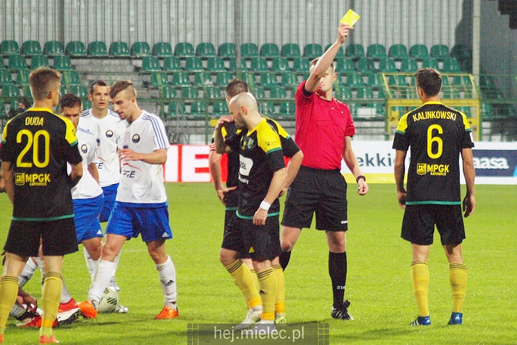 1. liga piłkarska. GKS Katowice - Stal Mielec 1:0