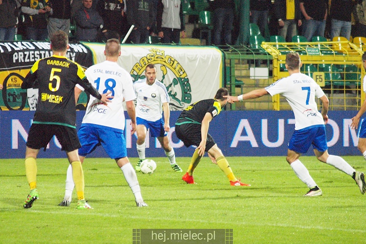 1. liga piłkarska. GKS Katowice - Stal Mielec 1:0