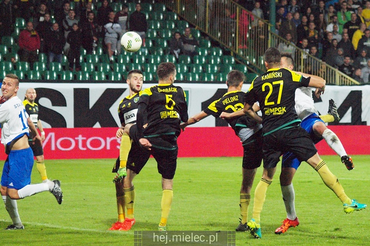 1. liga piłkarska. GKS Katowice - Stal Mielec 1:0