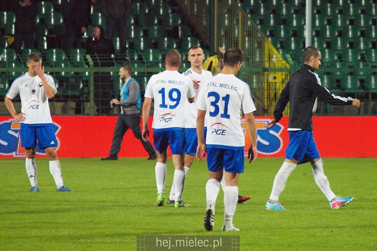 1. liga piłkarska. GKS Katowice - Stal Mielec 1:0