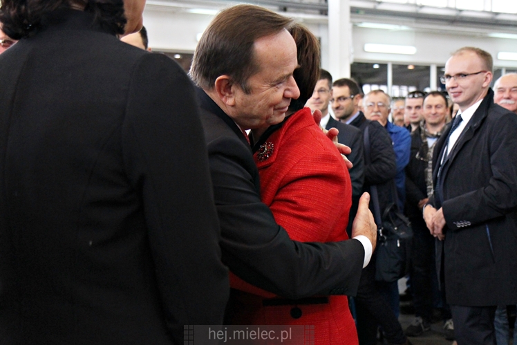 Beata Szydło i Antoni Macierewicz odwiedzili PZL Mielec