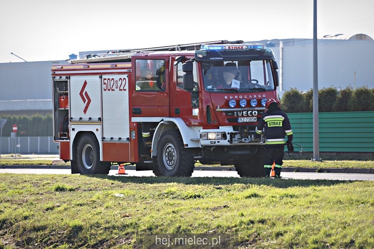 Osobówka wpadła do potoku na strefie