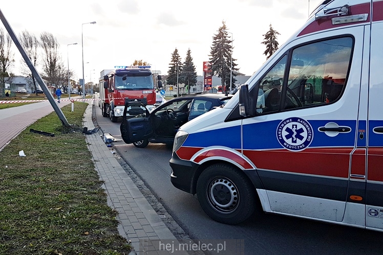 Wypadek na Sienkiewicza! Kobieta w szpitalu