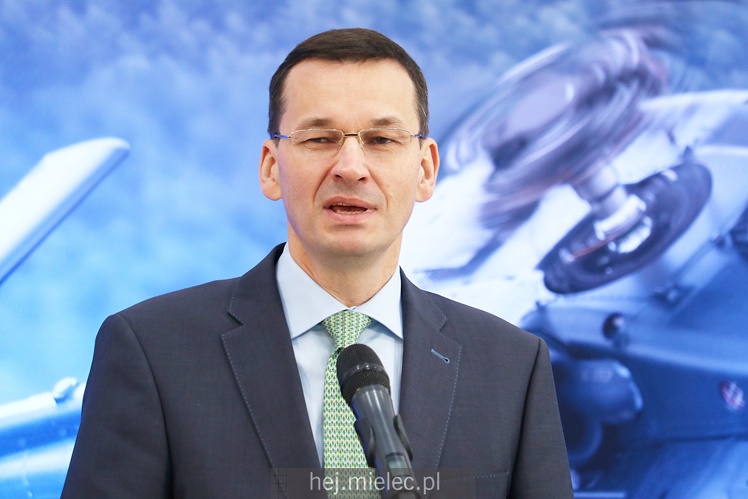 Wicepremier Mateusz Morawiecki oglądał PZL Mielec, w tle sprawa śmigłowców dla wojska