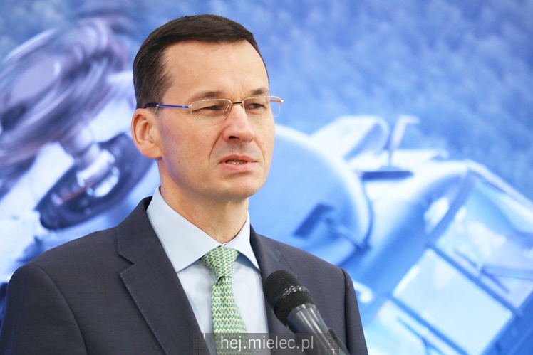 Wicepremier Mateusz Morawiecki oglądał PZL Mielec, w tle sprawa śmigłowców dla wojska
