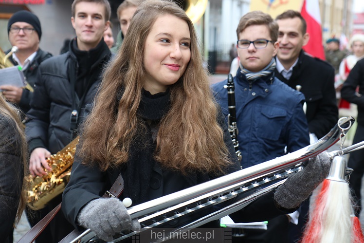 Mielczanie obchodzą Rocznicę Odzyskania Niepodległości przez Polskę