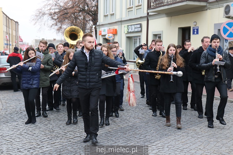 Mielczanie obchodzą Rocznicę Odzyskania Niepodległości przez Polskę