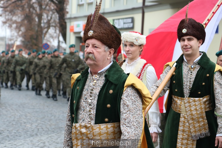 Mielczanie obchodzą Rocznicę Odzyskania Niepodległości przez Polskę