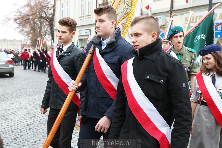 Mielczanie obchodzą Rocznicę Odzyskania Niepodległości przez Polskę