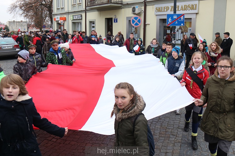 Mielczanie obchodzą Rocznicę Odzyskania Niepodległości przez Polskę