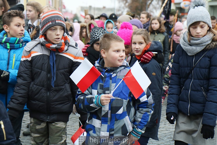 Mielczanie obchodzą Rocznicę Odzyskania Niepodległości przez Polskę