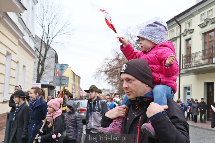 Mielczanie obchodzą Rocznicę Odzyskania Niepodległości przez Polskę
