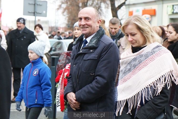 Mielczanie obchodzą Rocznicę Odzyskania Niepodległości przez Polskę