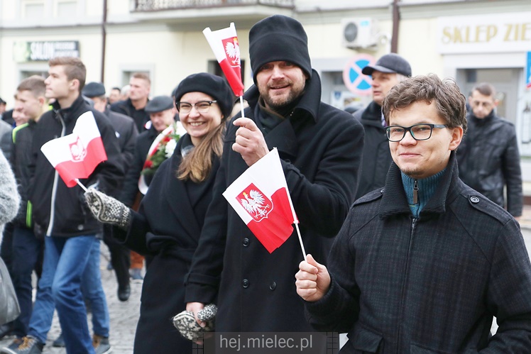 Mielczanie obchodzą Rocznicę Odzyskania Niepodległości przez Polskę