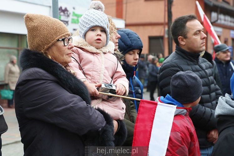 Mielczanie obchodzą Rocznicę Odzyskania Niepodległości przez Polskę