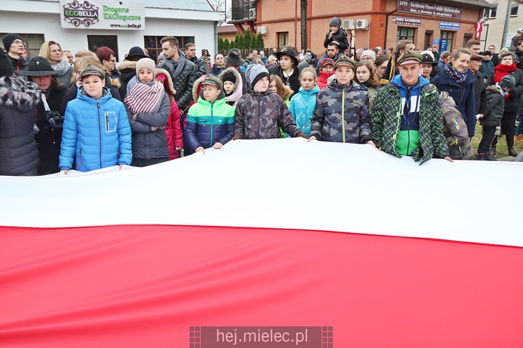Mielczanie obchodzą Rocznicę Odzyskania Niepodległości przez Polskę
