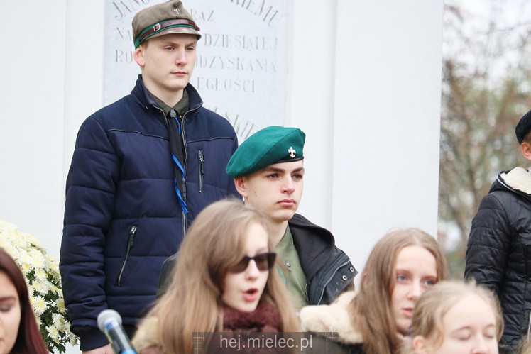 Mielczanie obchodzą Rocznicę Odzyskania Niepodległości przez Polskę