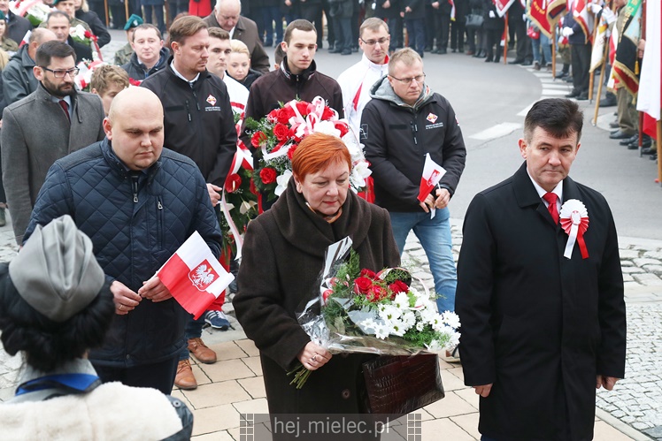 Mielczanie obchodzą Rocznicę Odzyskania Niepodległości przez Polskę