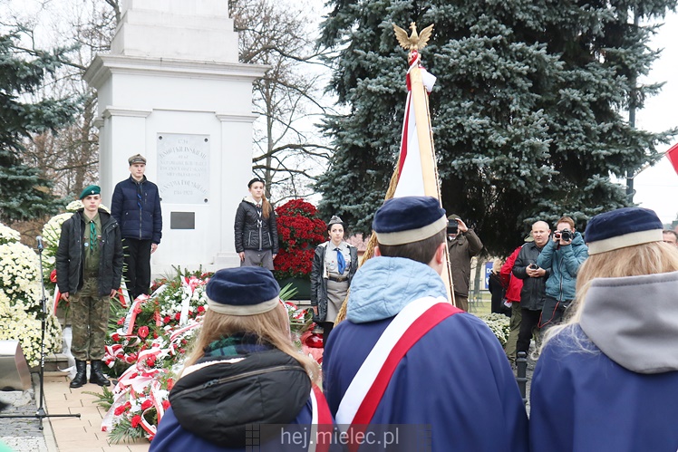 Mielczanie obchodzą Rocznicę Odzyskania Niepodległości przez Polskę