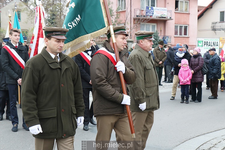 Mielczanie obchodzą Rocznicę Odzyskania Niepodległości przez Polskę