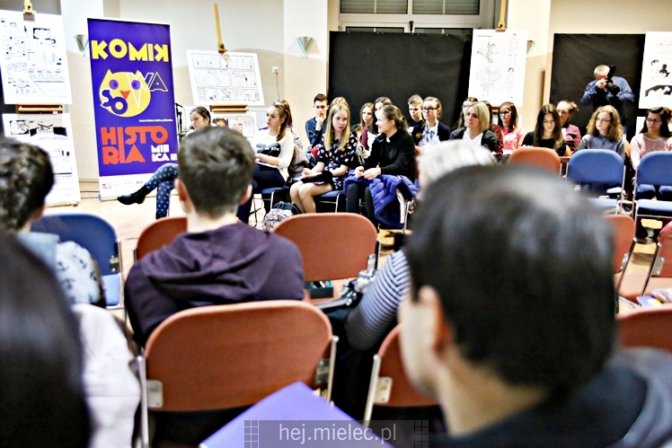 Otwarcie wystawy i dyskusja na podsumowanie projektu ?Komiksowa historia Mielca?