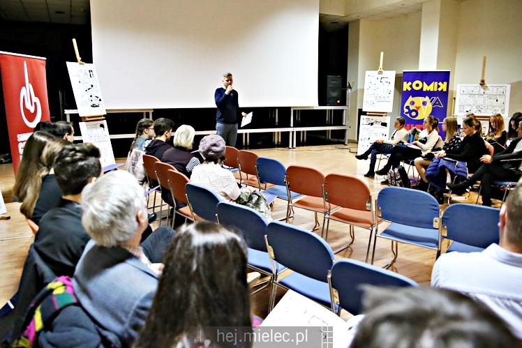 Otwarcie wystawy i dyskusja na podsumowanie projektu ?Komiksowa historia Mielca?