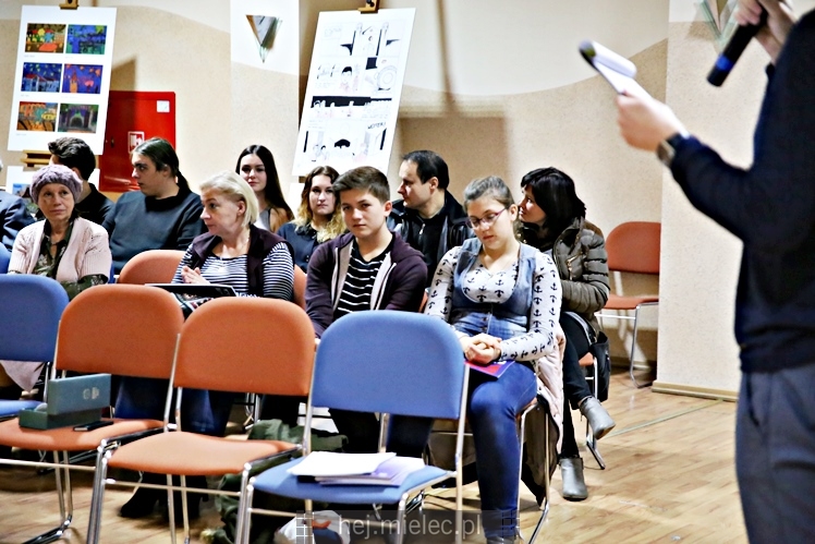 Otwarcie wystawy i dyskusja na podsumowanie projektu ?Komiksowa historia Mielca?