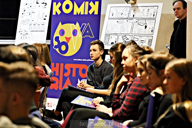 Otwarcie wystawy i dyskusja na podsumowanie projektu ?Komiksowa historia Mielca?