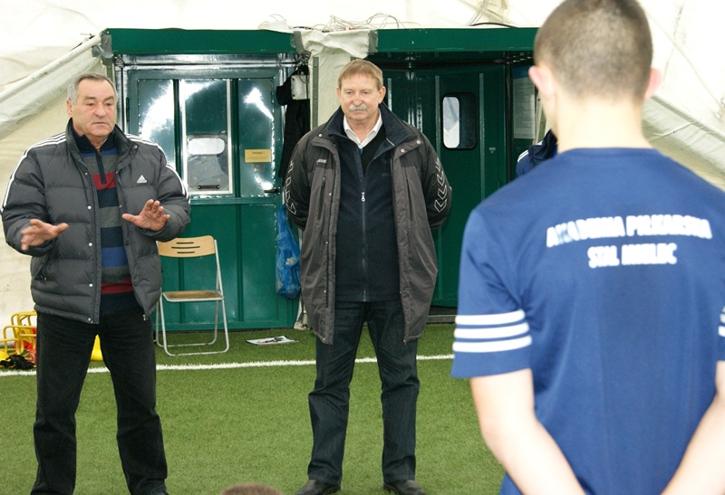 Wyjątkowi goście na treningu młodych piłkarzy Stali Mielec
