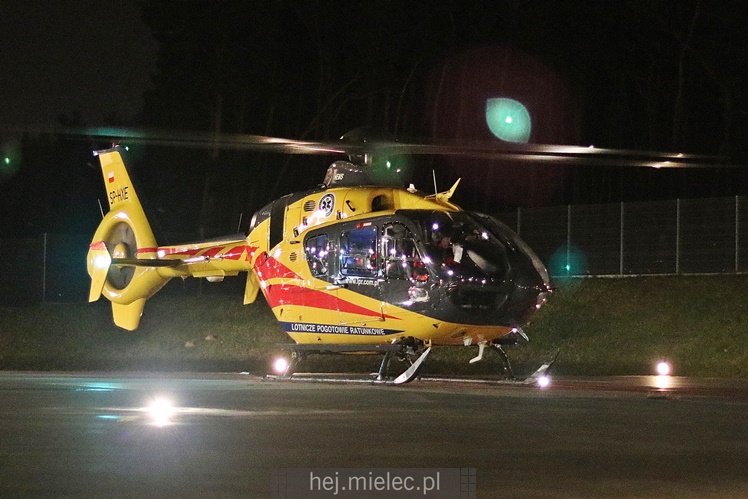 Śmigłowiec zabrał ranną dziewczynkę do Prokocimia [FOTO, WIDEO]