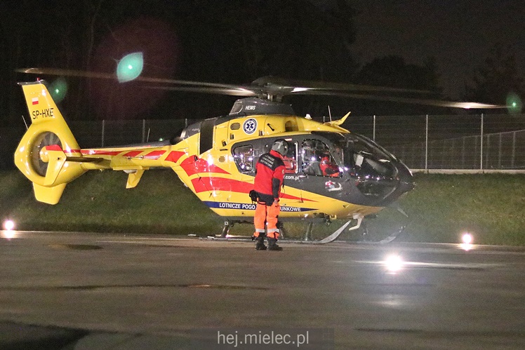 Śmigłowiec zabrał ranną dziewczynkę do Prokocimia [FOTO, WIDEO]