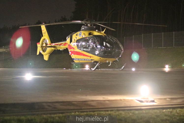 Śmigłowiec zabrał ranną dziewczynkę do Prokocimia [FOTO, WIDEO]