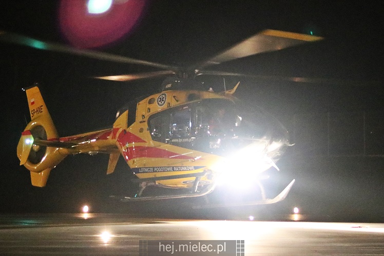 Śmigłowiec zabrał ranną dziewczynkę do Prokocimia [FOTO, WIDEO]