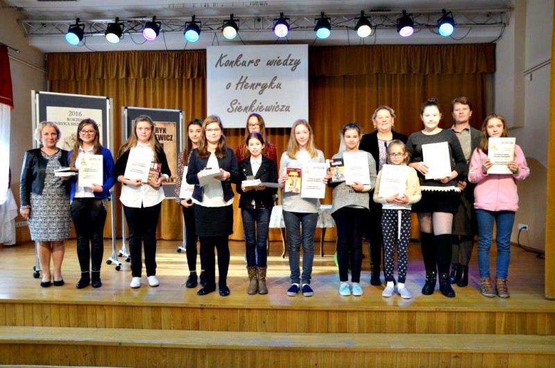 Konkurs wiedzy o Henryku Sienkiewiczu w Chorzelowie