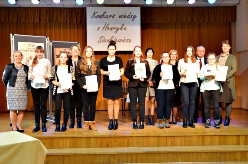 Konkurs wiedzy o Henryku Sienkiewiczu w Chorzelowie