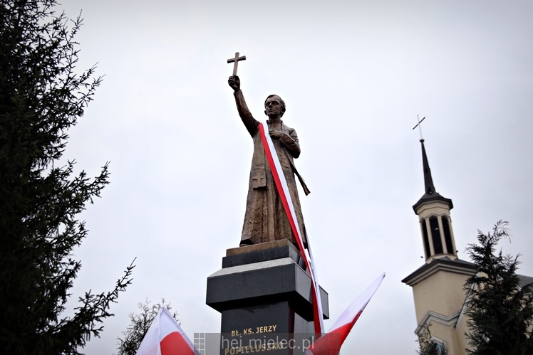 Poświęcenie pomnika bł. ks. Jerzego Popiełuszki