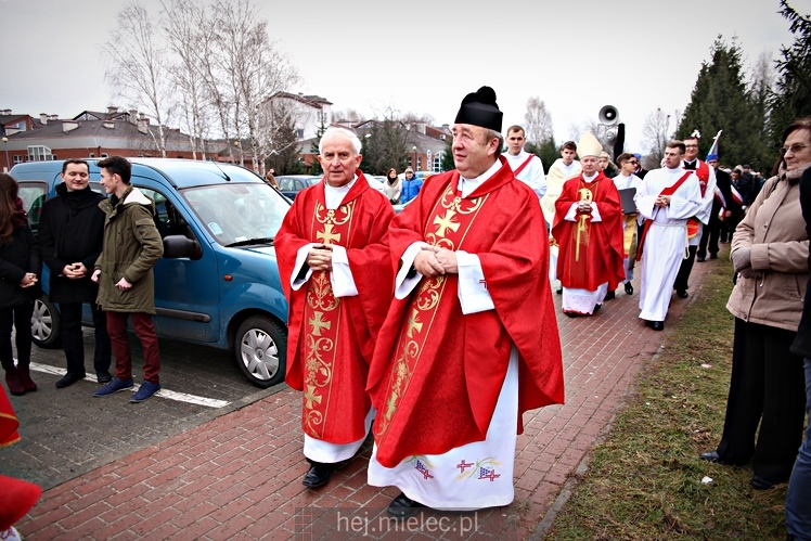 Poświęcenie pomnika bł. ks. Jerzego Popiełuszki