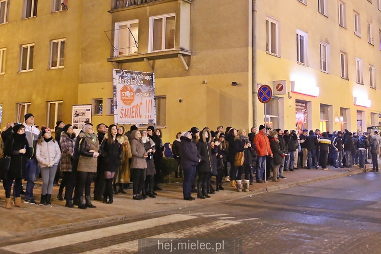 Powitanie Nowego 2017 Roku na Placu AK w Mielcu