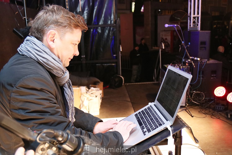 Powitanie Nowego 2017 Roku na Placu AK w Mielcu