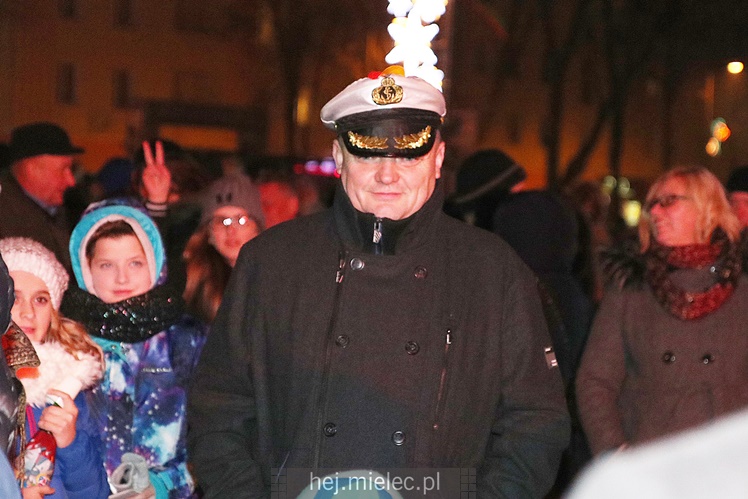 Powitanie Nowego 2017 Roku na Placu AK w Mielcu