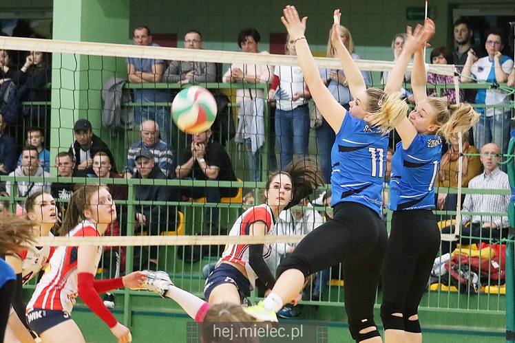 Półfinały Mistrzostw Polski juniorek w siatkówce: Mielec - Łódź