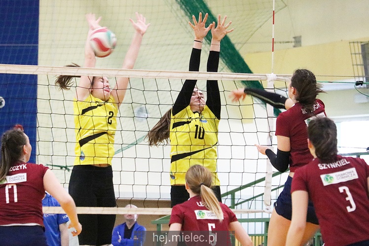 Półfinały Mistrzostw Polski juniorek w siatkówce: Mielec - Dąbrowa