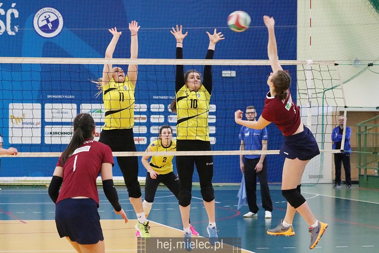 Półfinały Mistrzostw Polski juniorek w siatkówce: Mielec - Dąbrowa