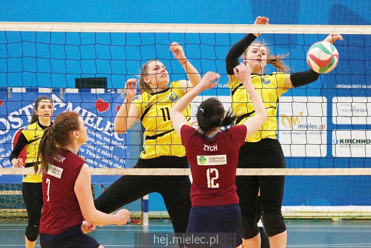 Półfinały Mistrzostw Polski juniorek w siatkówce: Mielec - Dąbrowa
