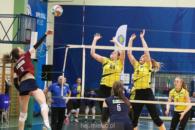 Półfinały Mistrzostw Polski juniorek w siatkówce: Mielec - Dąbrowa
