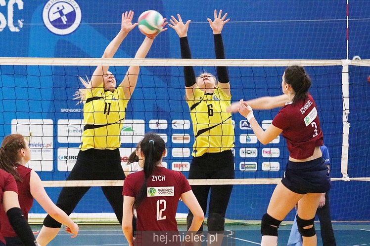 Półfinały Mistrzostw Polski juniorek w siatkówce: Mielec - Dąbrowa