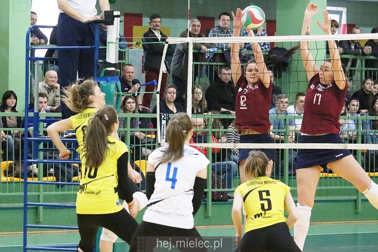 Półfinały Mistrzostw Polski juniorek w siatkówce: Mielec - Dąbrowa