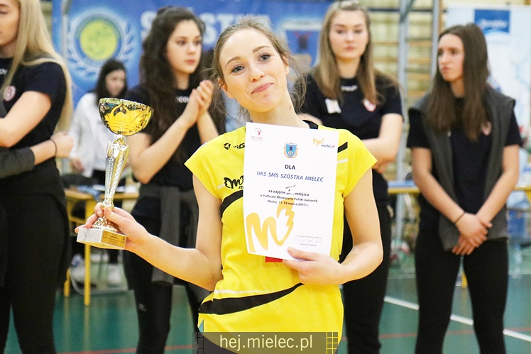 Półfinały Mistrzostw Polski juniorek w siatkówce: Mielec - Dąbrowa